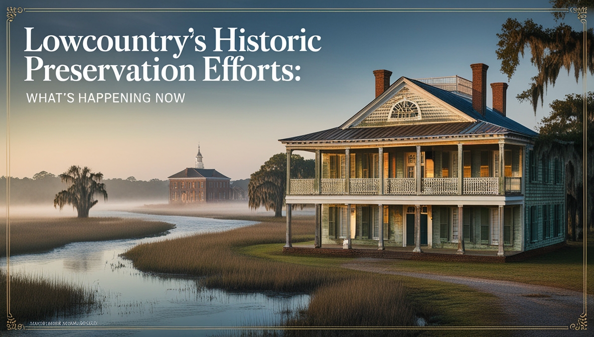 Lowcountry’s Historic Preservation Efforts: What’s Happening Now